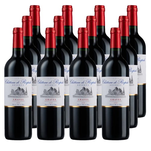 Case of 12 Chateau de Respide Bordeaux 75cl Red Wine